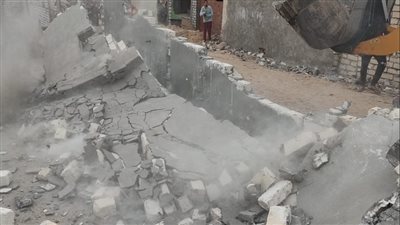 إزالة 16 حالة تعدي على الأراضي الزراعية في الإسماعيلية (صور) 