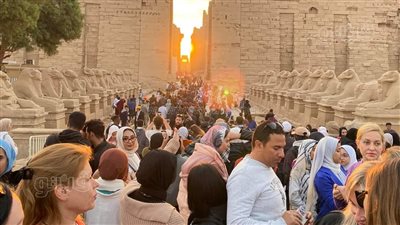 السبت، الأقصر تستعد للاحتفال بتعامد الشمس على قدس الأقداس بمعابد الكرنك