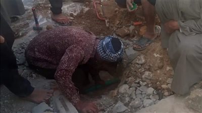 جهاز طيبة بالأقصر يشن حملة لحصر التعديات على وصلات المياه