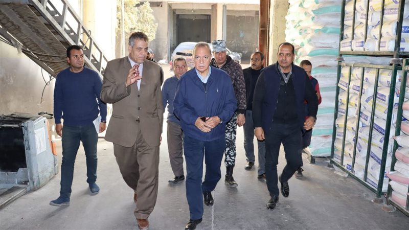 محافظ القليوبية خلال
