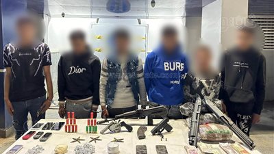 ضبط عناصر بؤرة إجرامية مسلحة لتجارة المخدرات فى الدقهلية 