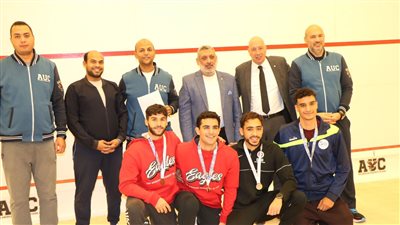 إعلان نتائج بطولة الإسكواش للجامعات والمعاهد العليا المصرية