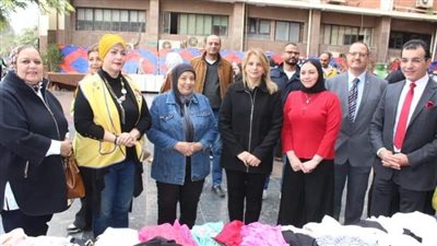 افتتاح المعرض الخيري السنوي للملابس والمستلزمات بآداب عين شمس 