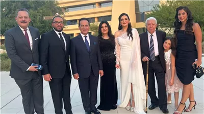 محمد ثروت يحتفل بعقد قران ابنته في أبو ظبي (صور)