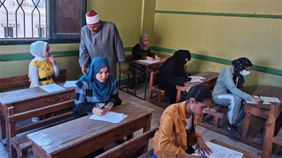 أزهر الشرقية: الجنيدى يتابع امتحانات النقل الابتدائي والإعدادي 