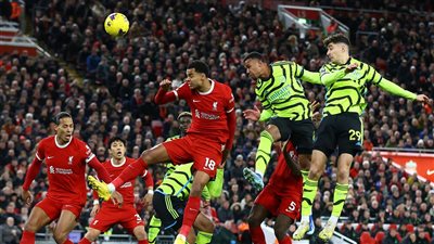 الدوري الإنجليزي، تفوق آرسنال على ليفربول بهدف في أول 15 دقيقة (فيديو)