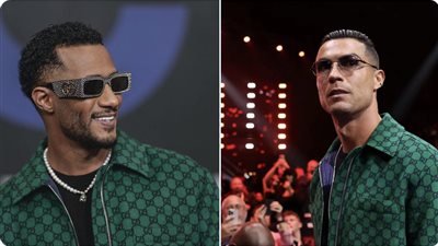 كريستيانو رونالدو ومحمد رمضان بنفس الجاكت في الرياض (صور)