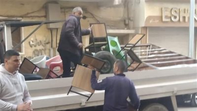 رفع 431 حالة إشغال طريق مخالف بنطاق 3 مراكز بالبحيرة