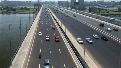 تصوير جوي لكوبري المنيب بعد الانتهاء من أعمال تطويره 