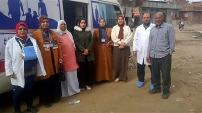 رش 500 رأس ماشية ضد الطفيليات الخارجية بقافلة في البحيرة