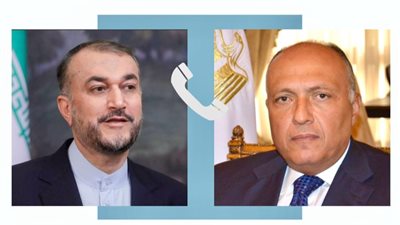 وزير الخارجية يبحث مع نظيره الإيراني الأوضاع المتردية في غزة