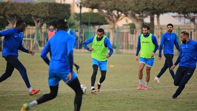 المقاولون العرب يستأنف تدريباته استعدادا للبنك الأهلي