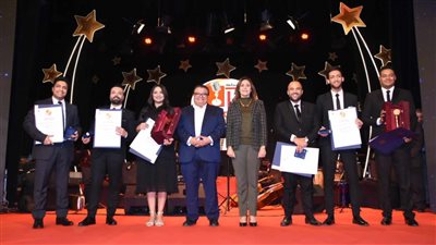 وزيرة الثقافة تكرم الفائزين بالنسخة السادسة لمسابقة أنا المصري للأغنية الوطنية للشباب (صور)