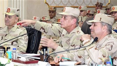 وزير الدفاع يشهد المرحلة الرئيسية لمشروع مراكز القيادة التعبوى الذى تنفذه المنطقة الجنوبية العسكرية