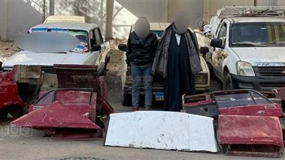 ضبط تشكيل عصابى لسرقة السيارات وتقطيعها وبيعها أجزاء بالاسماعيلية 