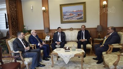 محافظ بورسعيد يستقبل وزيري التنمية المحلية والزراعة لمتابعة تنفيذ المشروعات القومية (صور)