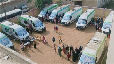الكشف على 886 مواطنًا خلال قافلة طبية مجانية في الإسماعيلية (صور) 