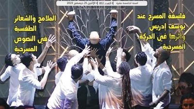  فلسفة المسرح عند يوسف إدريس في العدد الجديد من مجلة مسرحنا