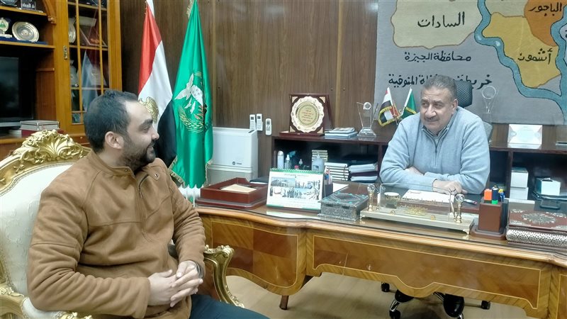 محافظ المنوفية ومراسل