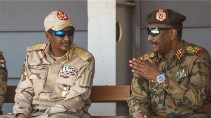 البرهان ودقلو، فيتو