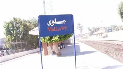 قطار يدهس شابا في ملوي بالمنيا 