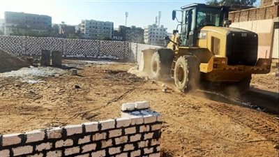 إزالة 22 حالة تعد على أراضي أملاك الدولة في أبوتشت بقنا