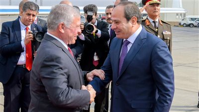 رسائل الرئيس السيسي وملك الأردن للعالم بشأن المأساة الإنسانية بغزة (صور)
