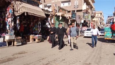 تحرير 38 محضر إزالة خلال حملة مكبرة بإسنا في الأقصر 