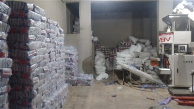 لتصرفه في 120 طن سكر، تحرير محضر لمصنع سكر بالقليوبية 