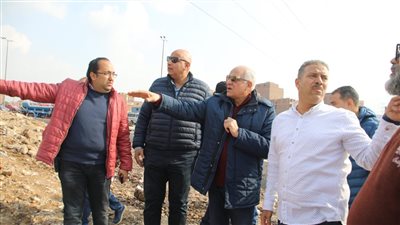 محافظ الجيزة: خطة لتطوير مدخل محور عمرو بن العاص للقادم من الدائري بالمريوطية (صور)