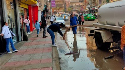 مياه المنوفية تواصل شفط آثار الأمطار