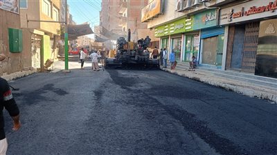 إعادة تأهيل ورصف شوارع منفلوط بأسيوط ضمن الخطة الاستثمارية