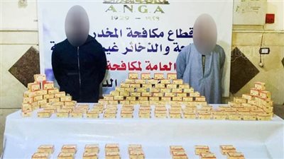 ضبط عاطلين بحوزتهما 17 ألف قرص ترامادول قبل ترويجهم بالبحيرة 
