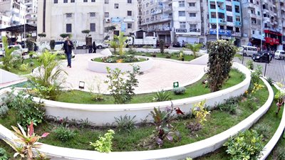 افتتاح 3 ميادين وحديقة بعد تطويرهم في الإسكندرية (صور)