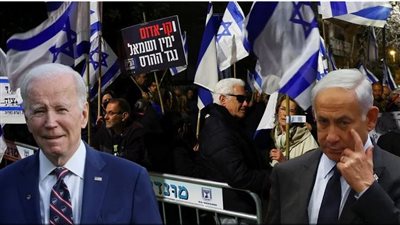 بايدن يناقش مع نتنياهو آخر تطورات الأوضاع في غزة