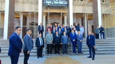 محافظ شمال سيناء يستقبل رئيس هيئة قضايا الدولة خلال زيارته للعريش