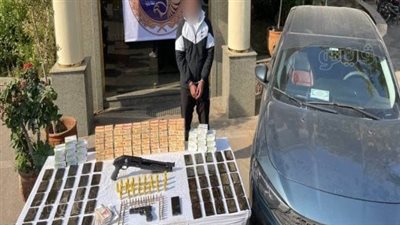 حبس 6 عناصر إجرامية بتهمة الاتجار بالأسلحة النارية والمواد المخدرة بـ 5 محافظات