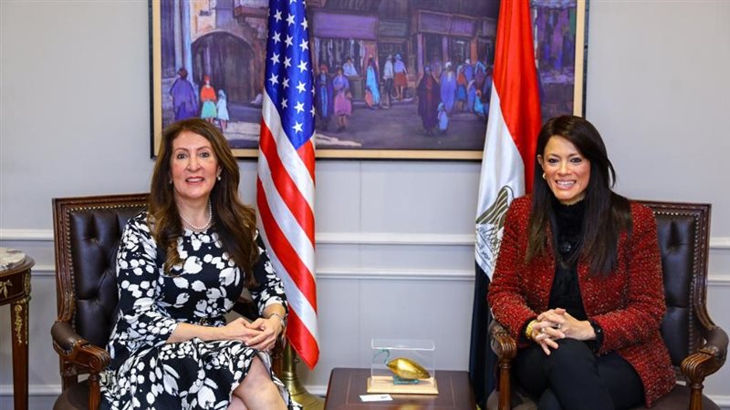 المشاط والسفيرة الأمريكية