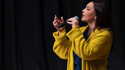 استعدادات أحلام لحفل ليلة نجمات العرب في الرياض (صور)