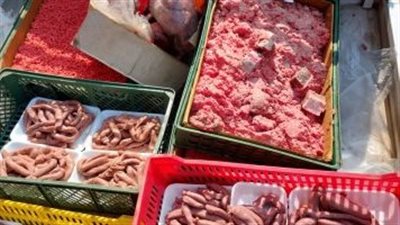 حملات مكثفة علي أماكن عرض وبيع اللحوم في عدة مناطق بالجيزة 