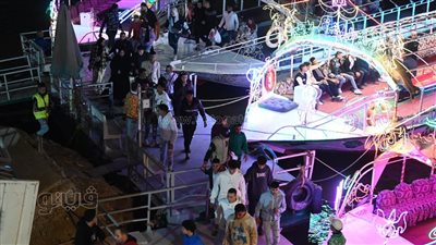 المراكب النيلية فسحة المصريين في ليلة رأس السنة (صور)