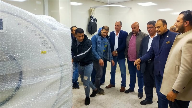 جهاز الأشعة بمستشفي