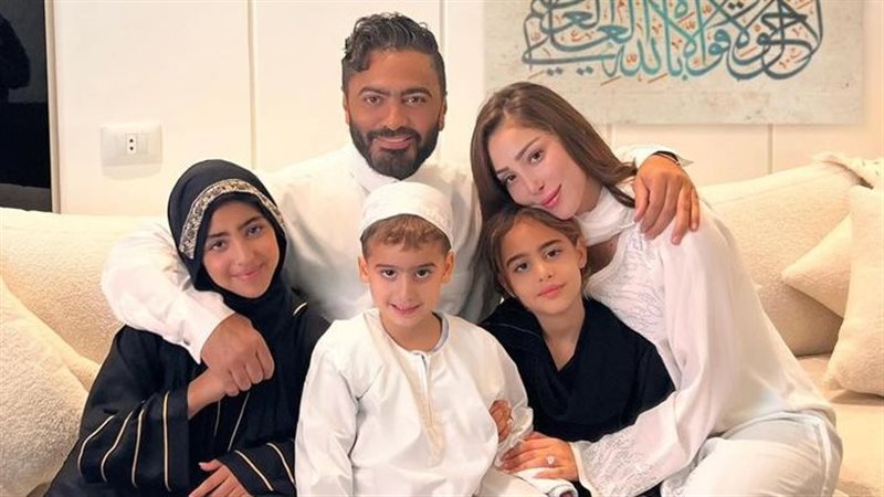 تامر حسني وبسمة بوسيل،
