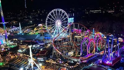 رعب داخل مدينة ملاهٍ بريطانية بسبب عطل في إحدى الألعاب (فيديو)