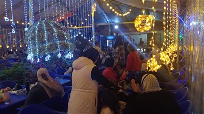 بالبلالين والأضواء، احتفالات أهالي البحيرة بالعام الجديد في نادي دمنهور (صور)