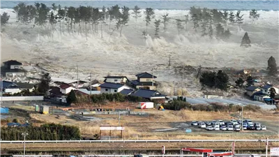 تسونامي مدمر يضرب اليابان 