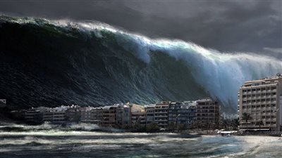 البحوث الفلكية توضح حقيقة حدوث تسونامى بالبحر المتوسط