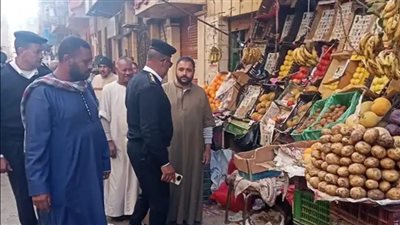 تحرير 25 محضر إشغال طريق خلال حملة بمدينة أرمنت في الأقصر