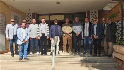 لإعداد تقرير عن حالته، لجنة من نقابة المهندسين تعاين مقر الوادى الجديد 