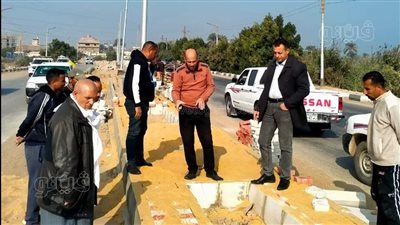 بدء أعمال رصف ميدان لبنان بالمنيا وتجميل ورفع كفاءة مدخل مدينة العدوة